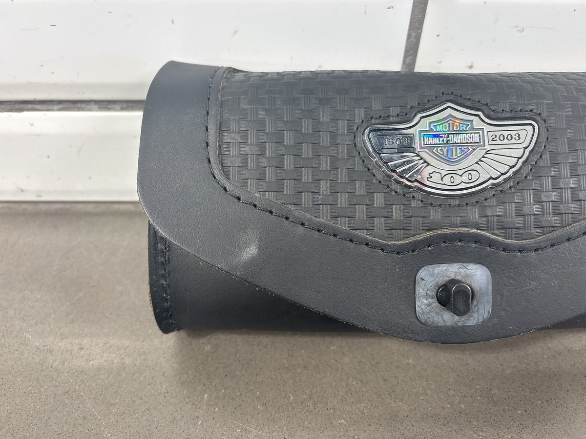 2003 Harley Road King FLHRCI 100th Anniversary Windshield Bag Leather OEM