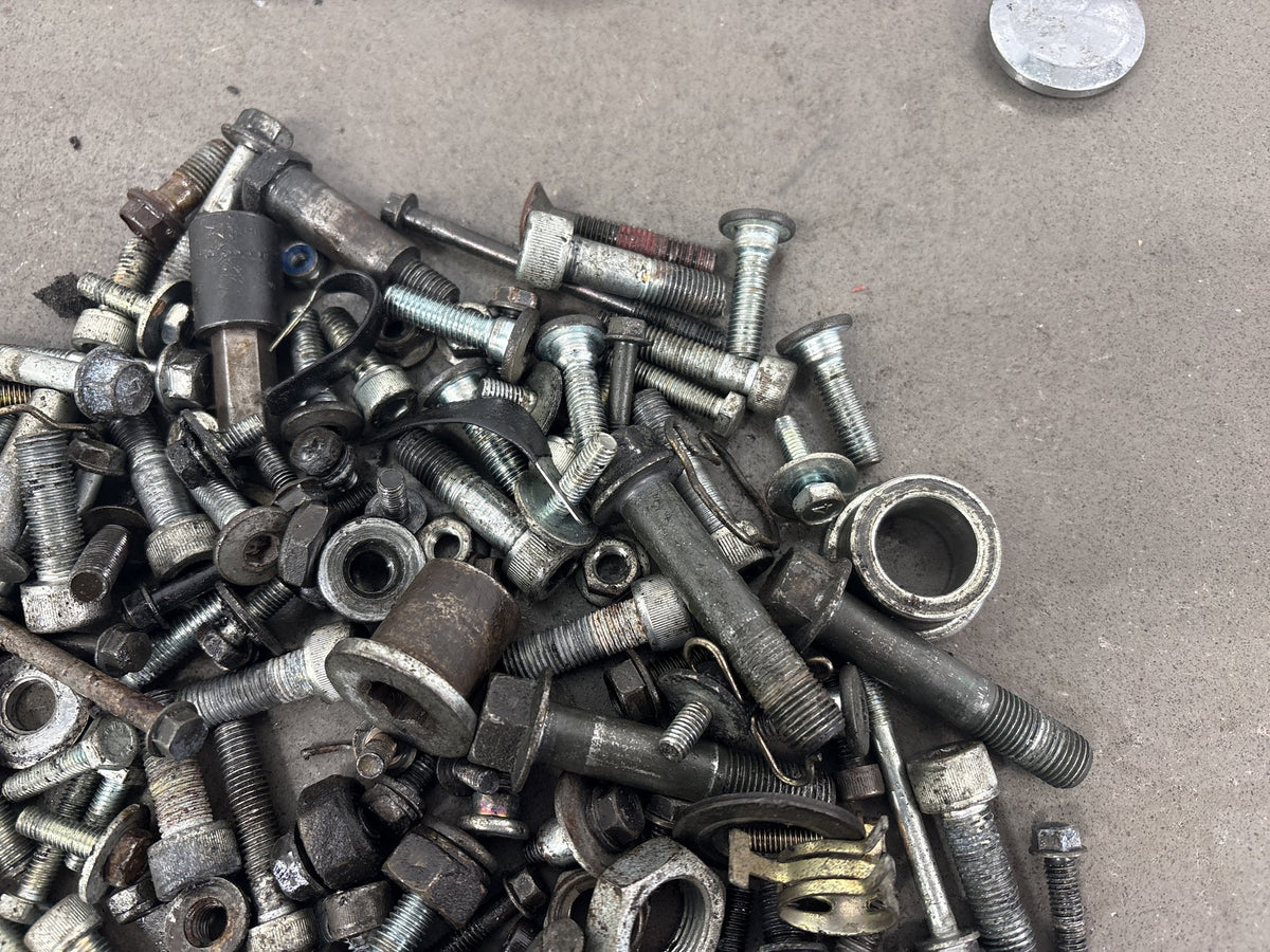 1990-1993 Kawasaki Ninja ZX-11 ZX1100C Hardware Lot Nuts Bolts Clips OEM
