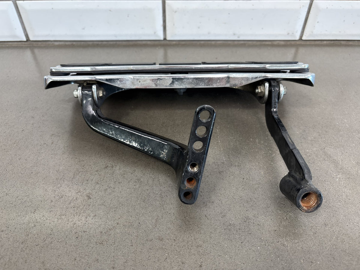 1993-2008 Harley Touring FLHR FLHT FLTR Driver Floorboards Pair Grid Inserts OEM