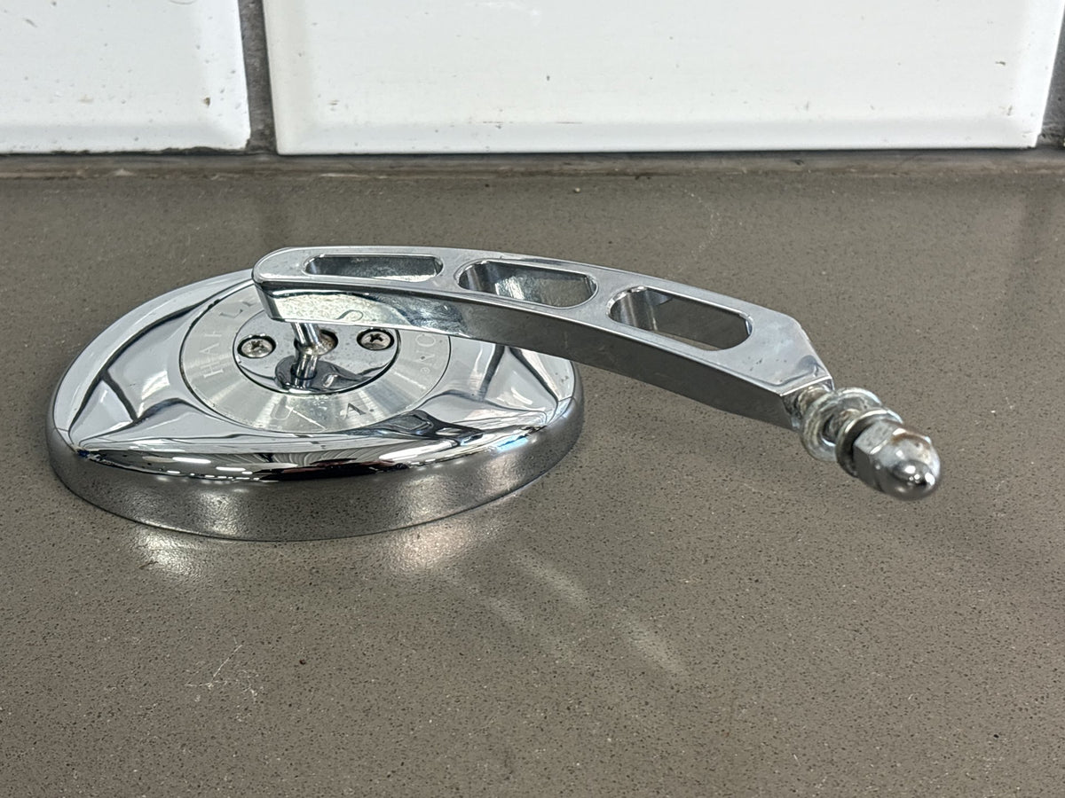 1982-2026 Harley Right Slotted Stem Profile Custom Mirror Chrome OEM 91697-06A