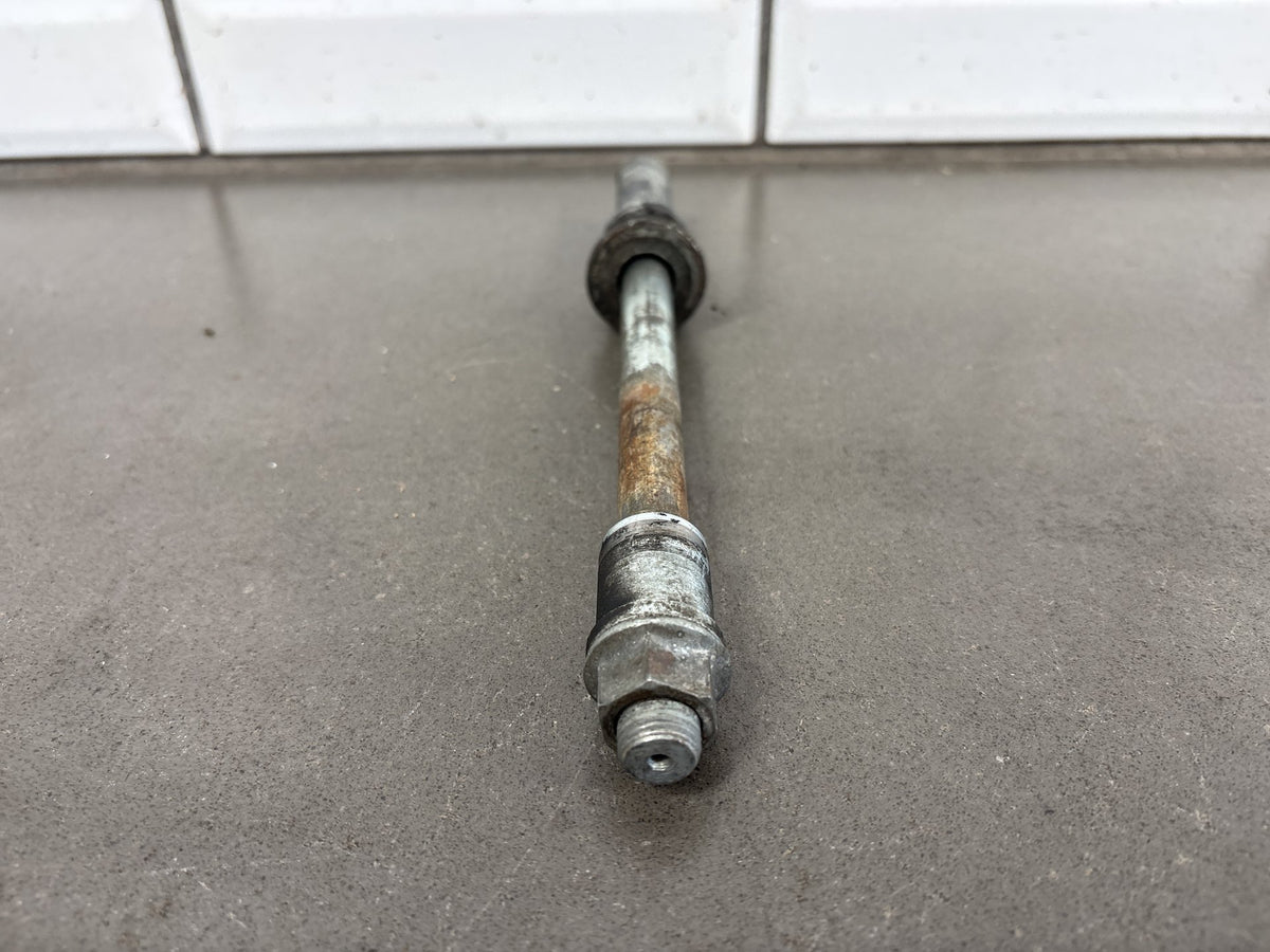 1983 Kawasaki GPZ750 ZX750A Front Axle with Spacers OEM