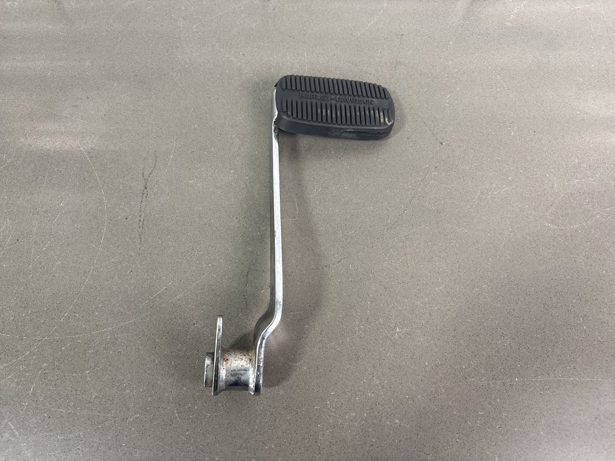 01-06 Harley Heritage Softail FLSTC FLSTCI Rear Brake Pedal Chrome OEM 42597-00A