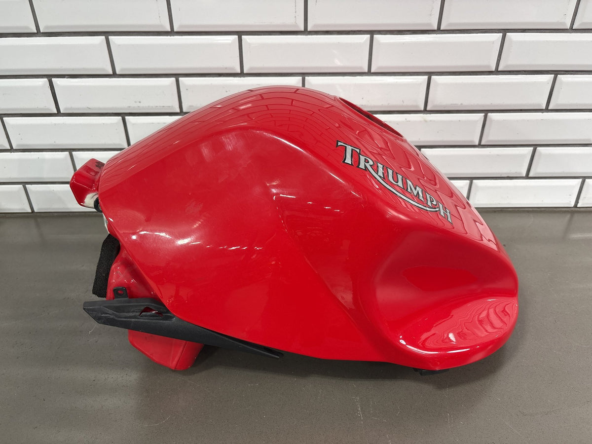 2005-2010 Triumph Sprint ST1050 OEM Fuel Gas Tank Assembly Red Sprint ST 1050