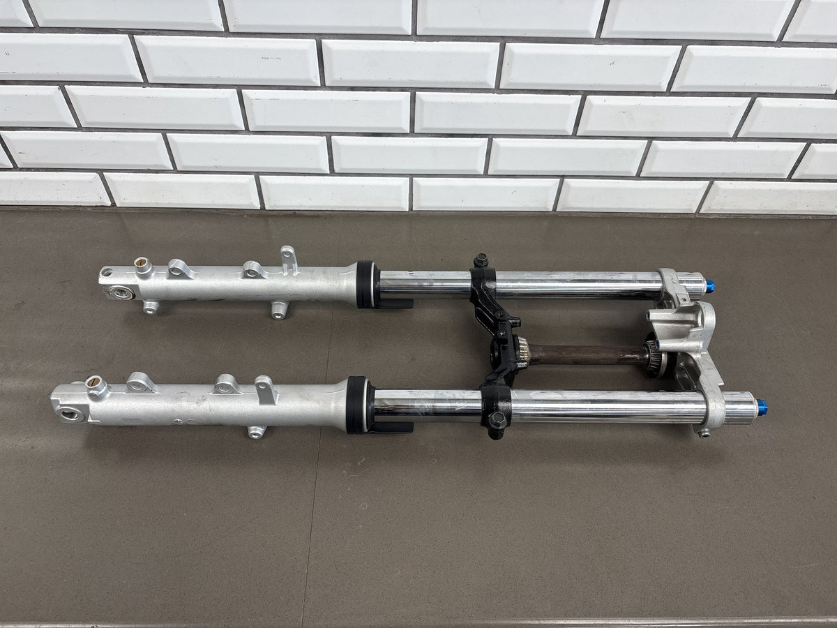1999-2007 Yamaha YZF600R Front Forks Pair W Upper & Lower Triple Tree OEM