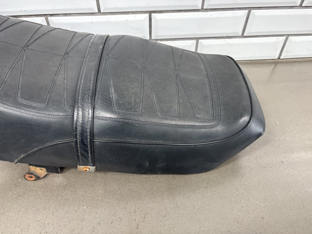 1979-1982 Honda CB750 Super Sport OEM Seat Assembly Foam Pan Cover Black Vintage