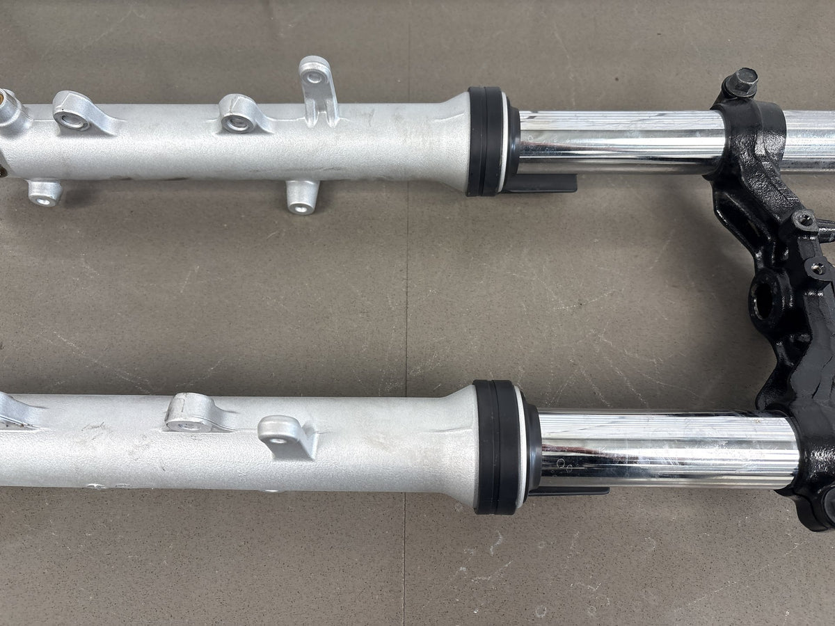 1999-2007 Yamaha YZF600R Front Forks Pair W Upper & Lower Triple Tree OEM