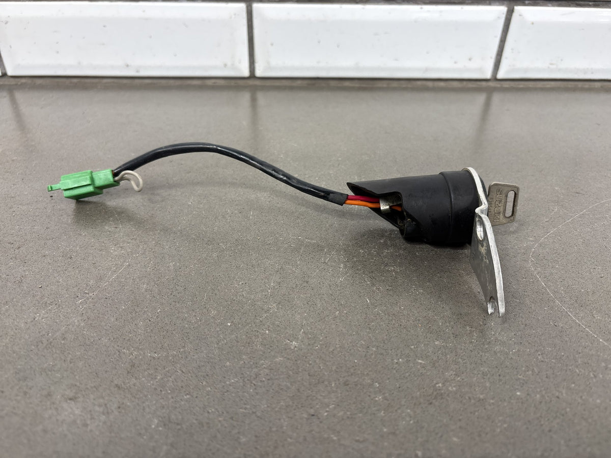 2000-2007 Suzuki DRZ400E DRZ400 Ignition Switch with Key and Bracket OEM