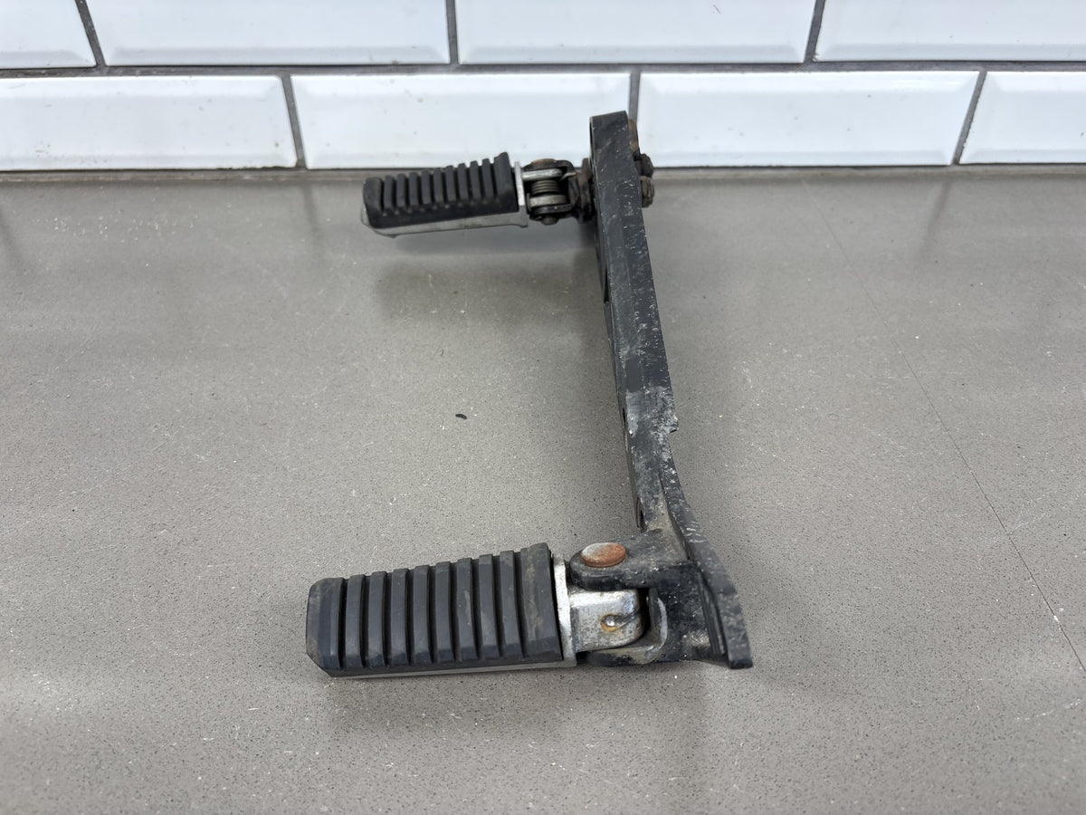 1983 Kawasaki GPZ750 ZX750A Left Rearset Foot Pegs Bracket OEM
