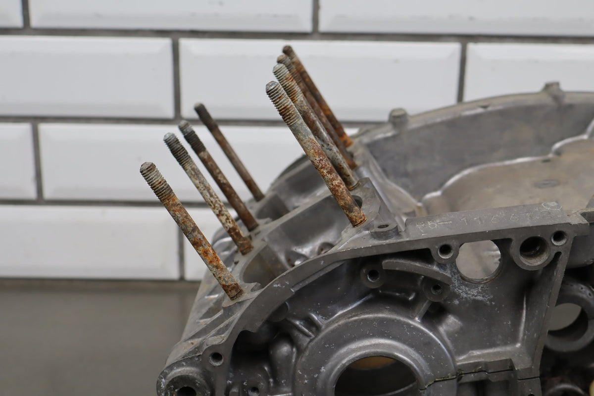 1972 Yamaha R5C 350 Crankcase Assembly Pair Left/Right OEM