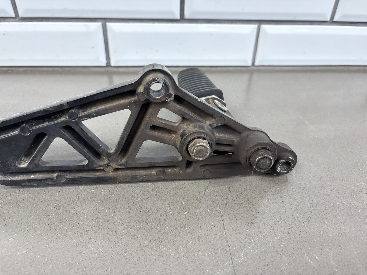 1983 Kawasaki GPZ750 ZX750A Left Rearset Foot Pegs Bracket OEM