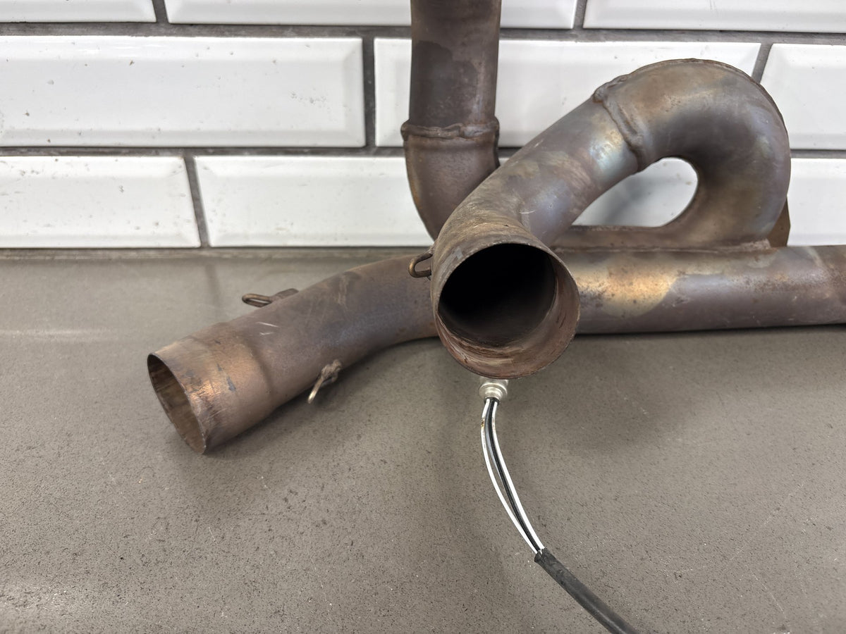 2004-2010 Aprilia RSV 1000 R Exhaust Collector Pipe Assembly OEM