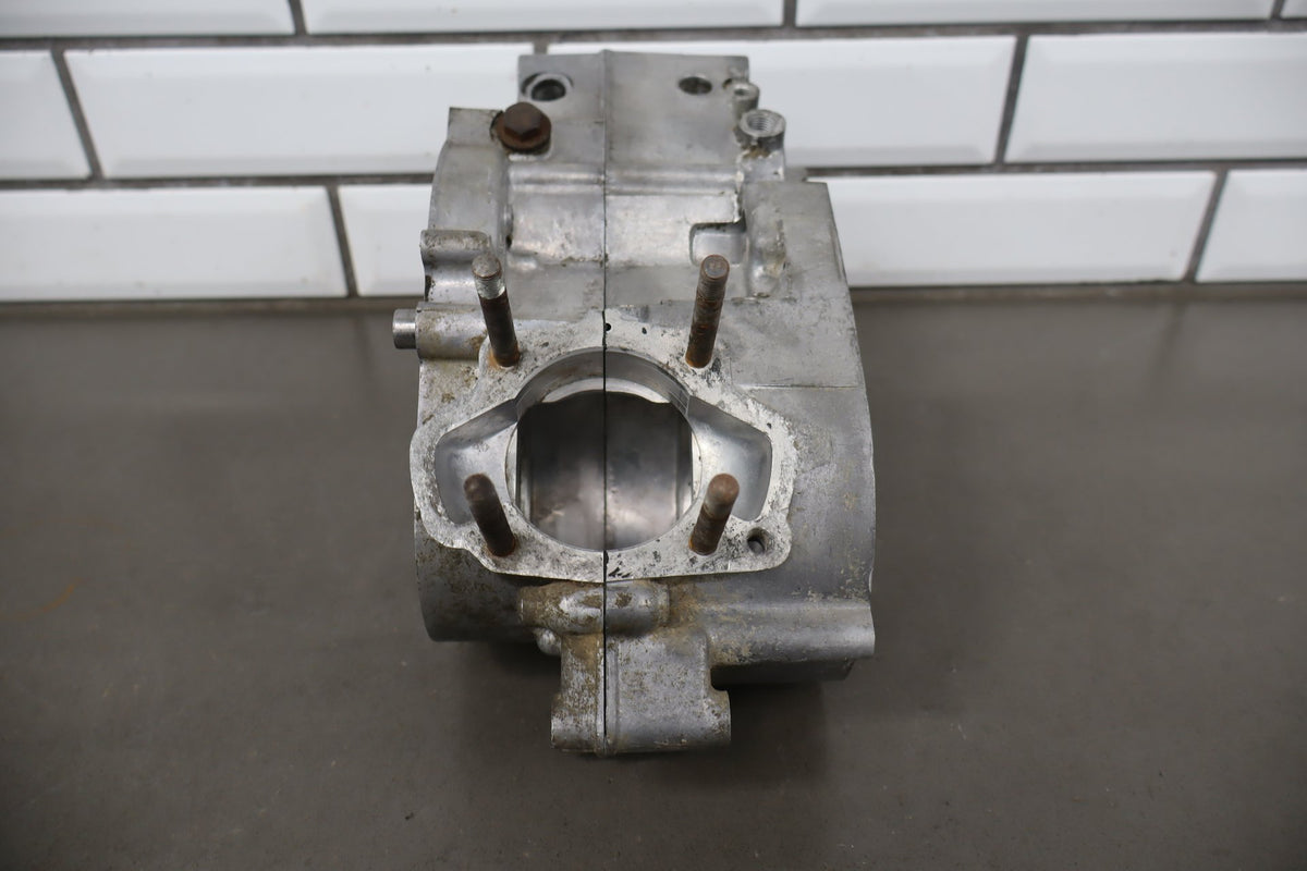 1975 Suzuki RV125 Left Right Engine Crankcase Crank Cases Block OEM