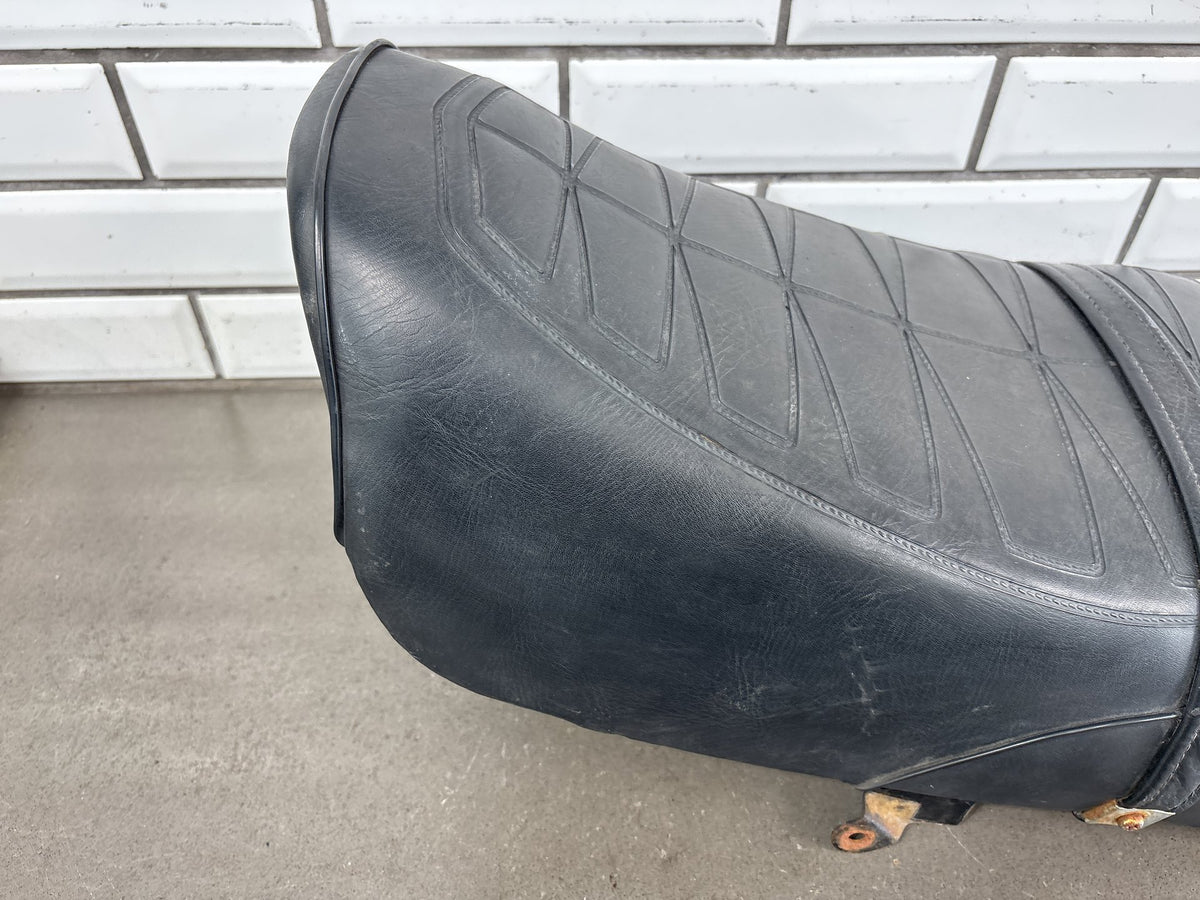 1979-1982 Honda CB750 Super Sport OEM Seat Assembly Foam Pan Cover Black Vintage