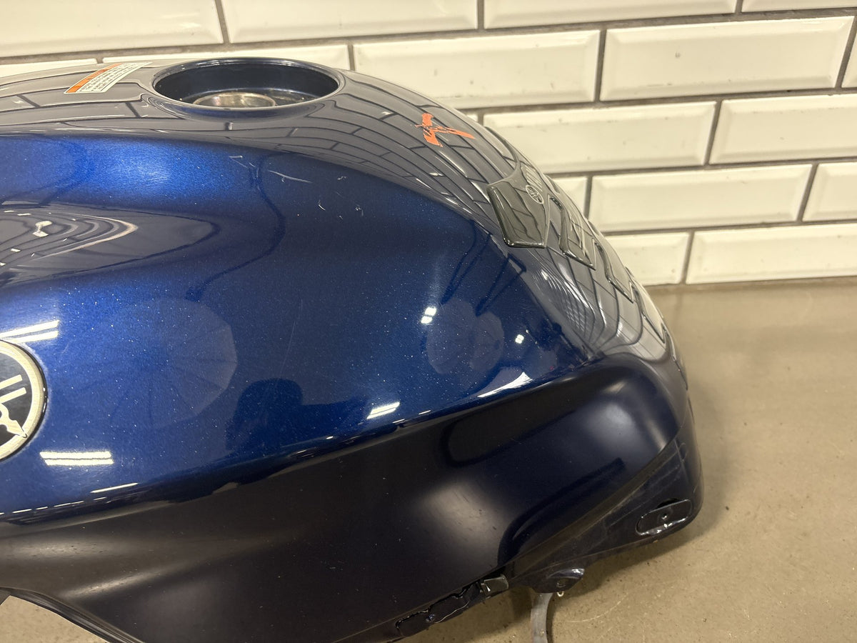 2006 Yamaha FJR1300 Fuel Gas Tank Cobalt Blue With Emblems OEM 3P6-Y2410-00-01