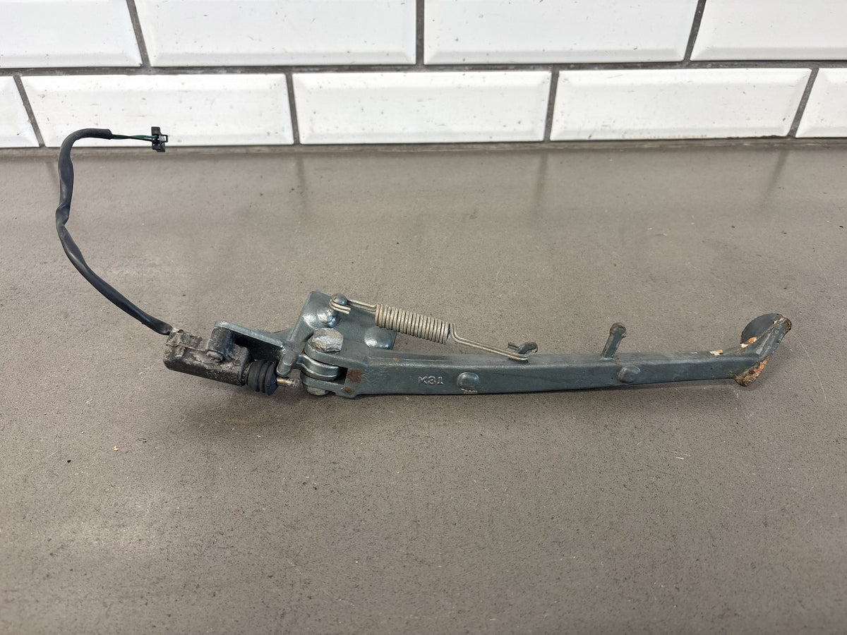 1990-1993 Kawasaki ZX-11 ZX1100C Kickstand Bracket Switch Gray OEM 34024-1249