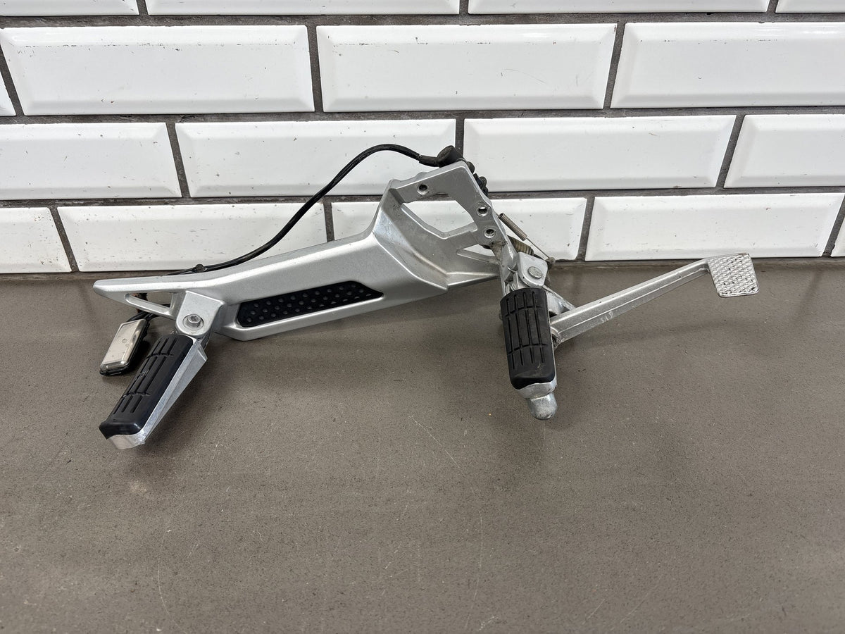 2006-2011 Yamaha FJR1300A Rearsets Brackets Pair Shift Lever Brake Pedal Silver