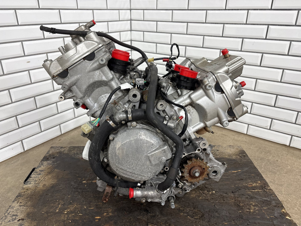 2002 Honda Interceptor 800 VFR800 VTEC Engine Compression Tested Road Rash OEM