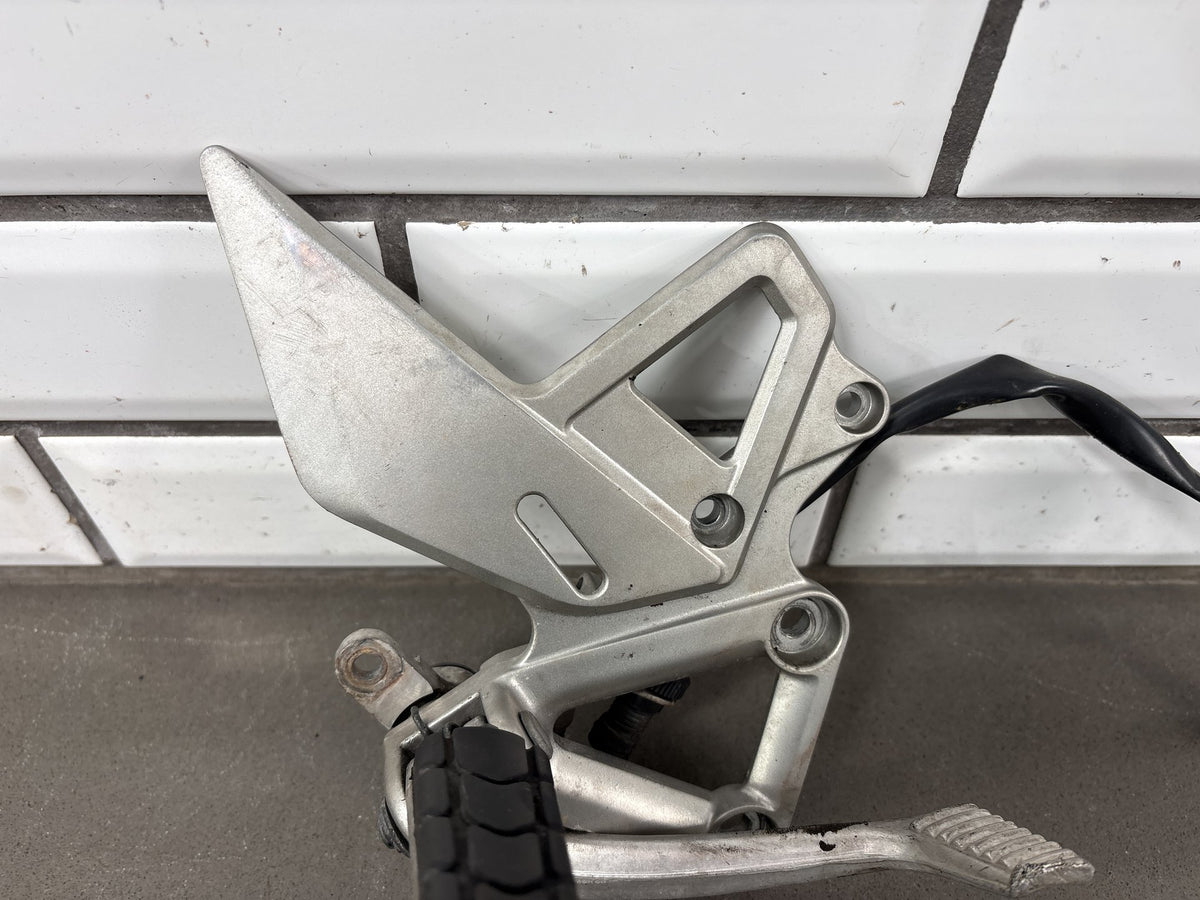 2002 Honda Interceptor 800 VFR800 Right Rearset W/ Brake Pedal Peg Switch OEM