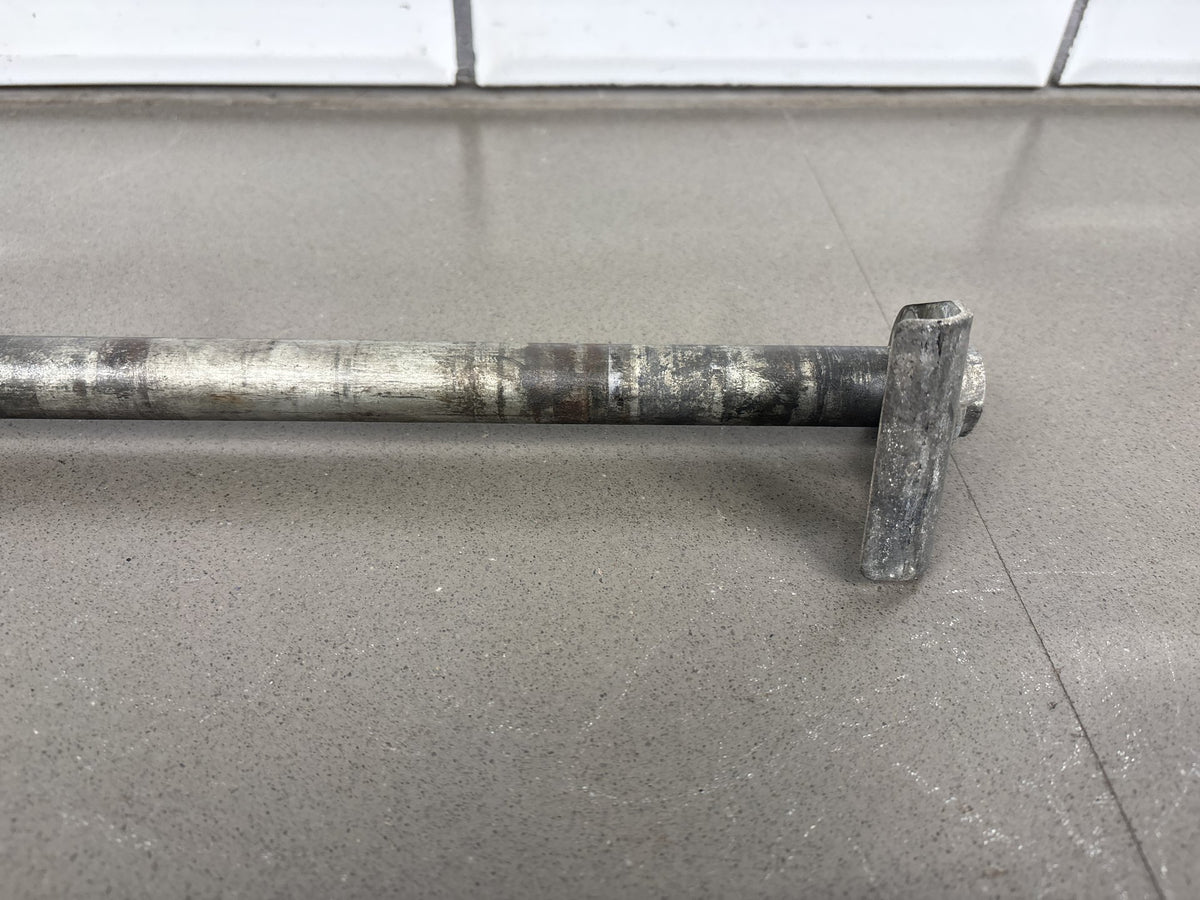 2005-07 Suzuki SV650 Rear Axle With Chain Adjusters Nut OEM 64711-17G10