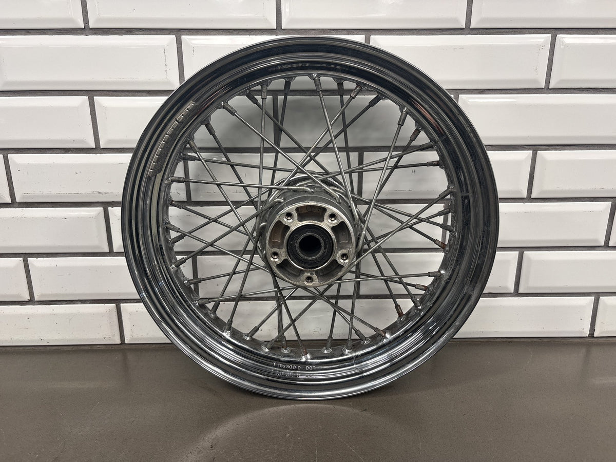 00-06 Harley Road King FLHR FLHRI FLHRCI Front Laced Wheel Chrome 16x3 40960-08