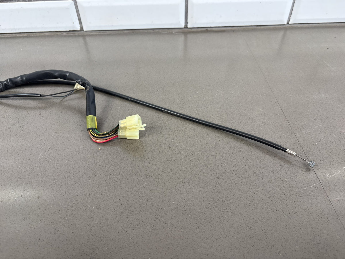 1999-2007 Yamaha YZF600R 3K Mile Left Switch Housing Black Choke Lever Cable OEM