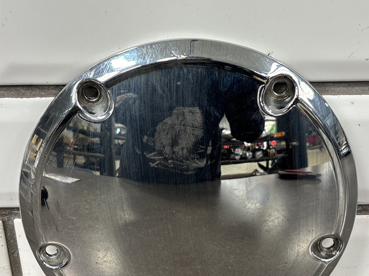 00-06 Harley Heritage Softail FLSTC 99-06 Road King Derby Cover Chrome 60668-99