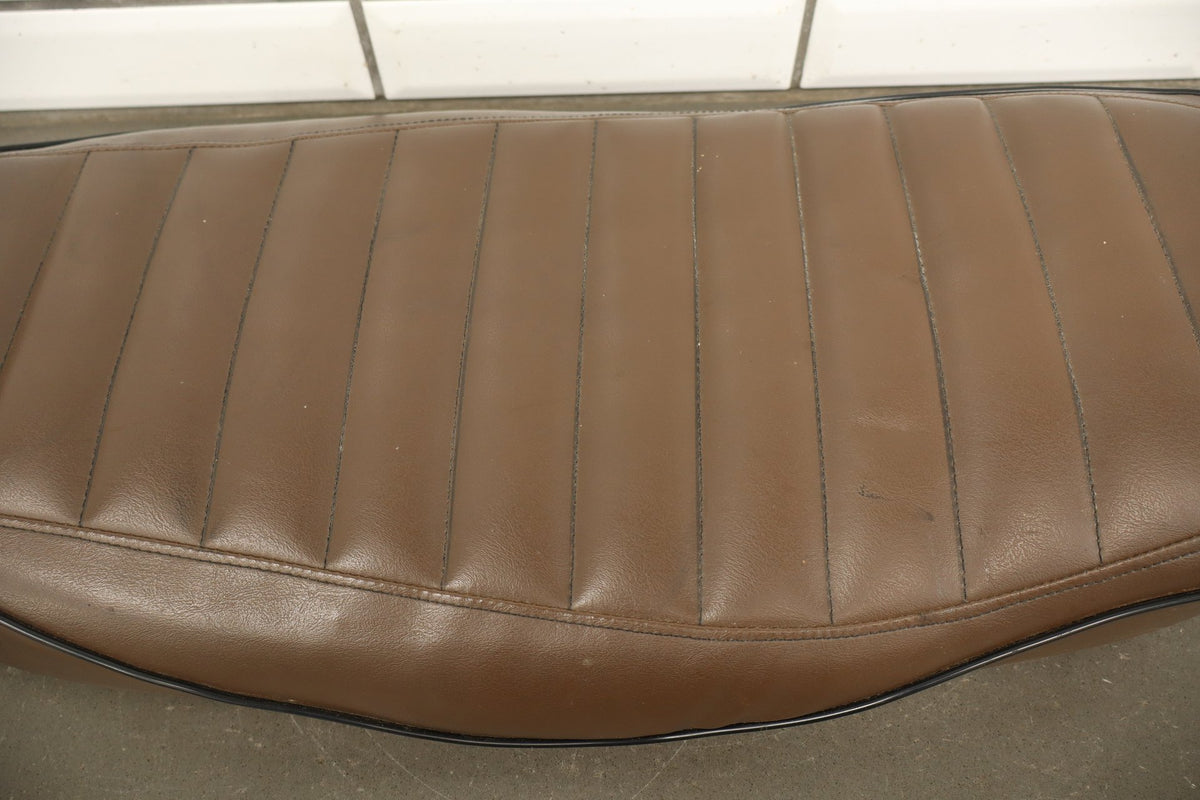1968-1973 Honda CL350 "Custom" Seat Assembly Brown Cafe Racer
