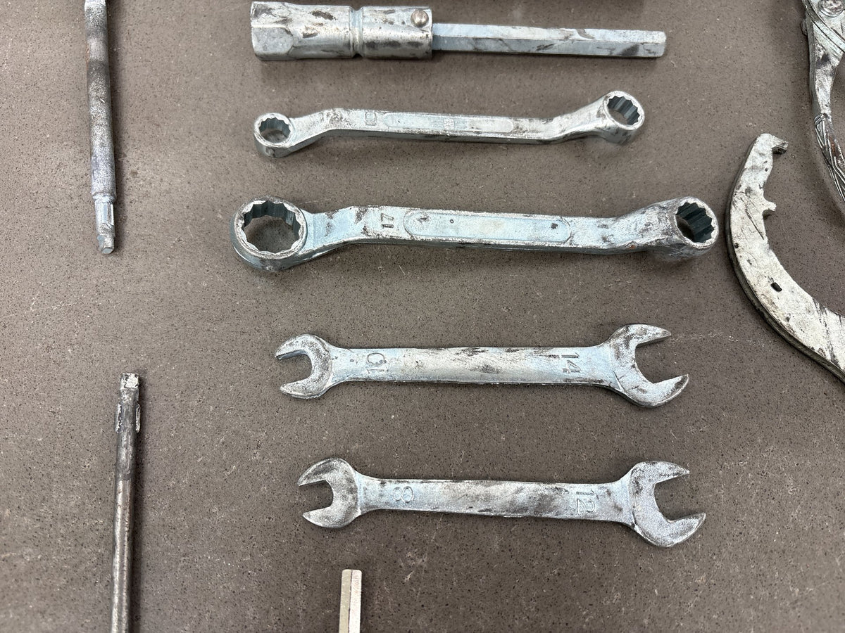 2002 Honda Interceptor 800 VFR800 Tool Kit W/ Pouch Wrenches Pliers Spanner OEM