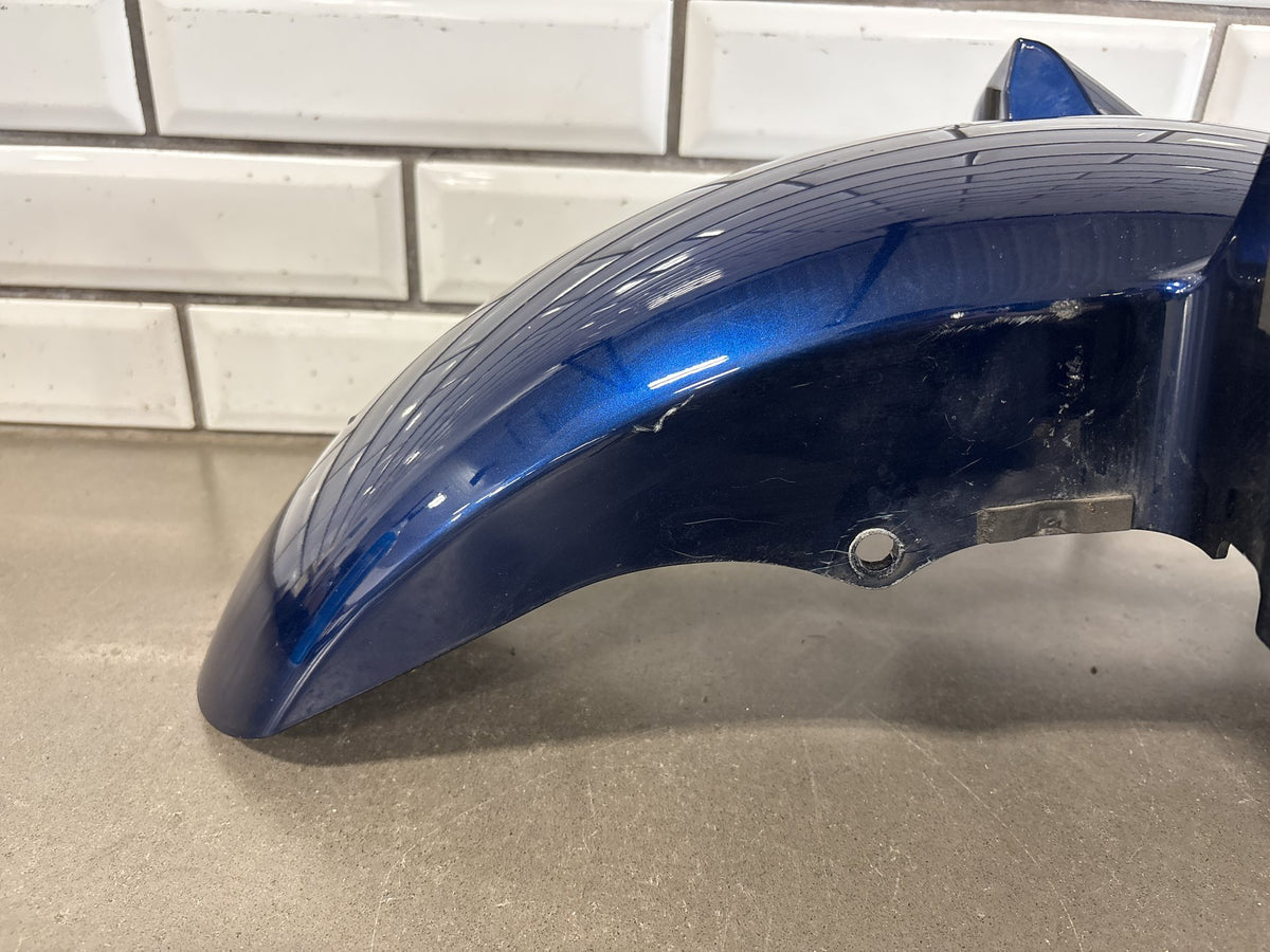 2006-2007 Yamaha FJR1300 Front Fender Mudguard Cobalt Blue OEM 3P6-21511-00-P2