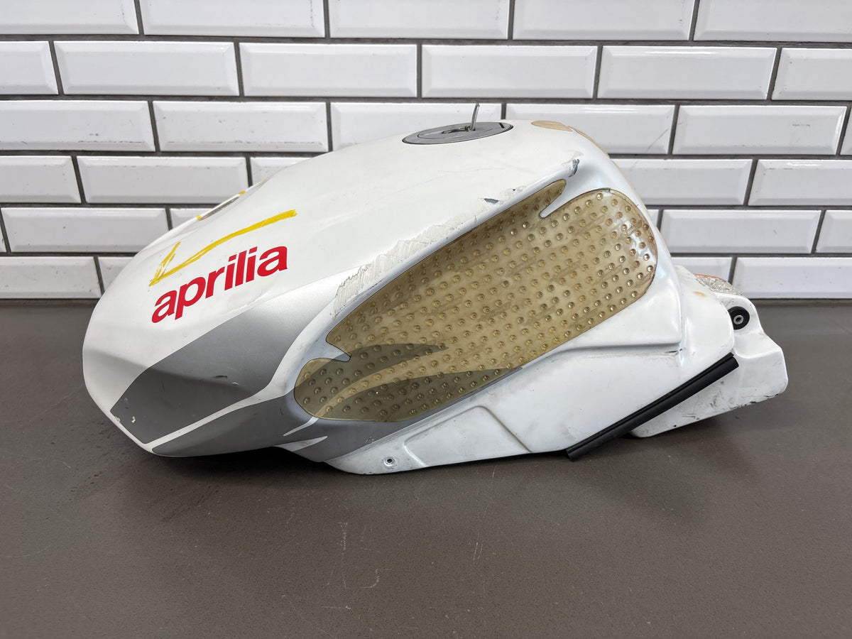 2004-2009 Aprilia RSV 1000 R RSV1000R Fuel Tank Gas Tank White OEM