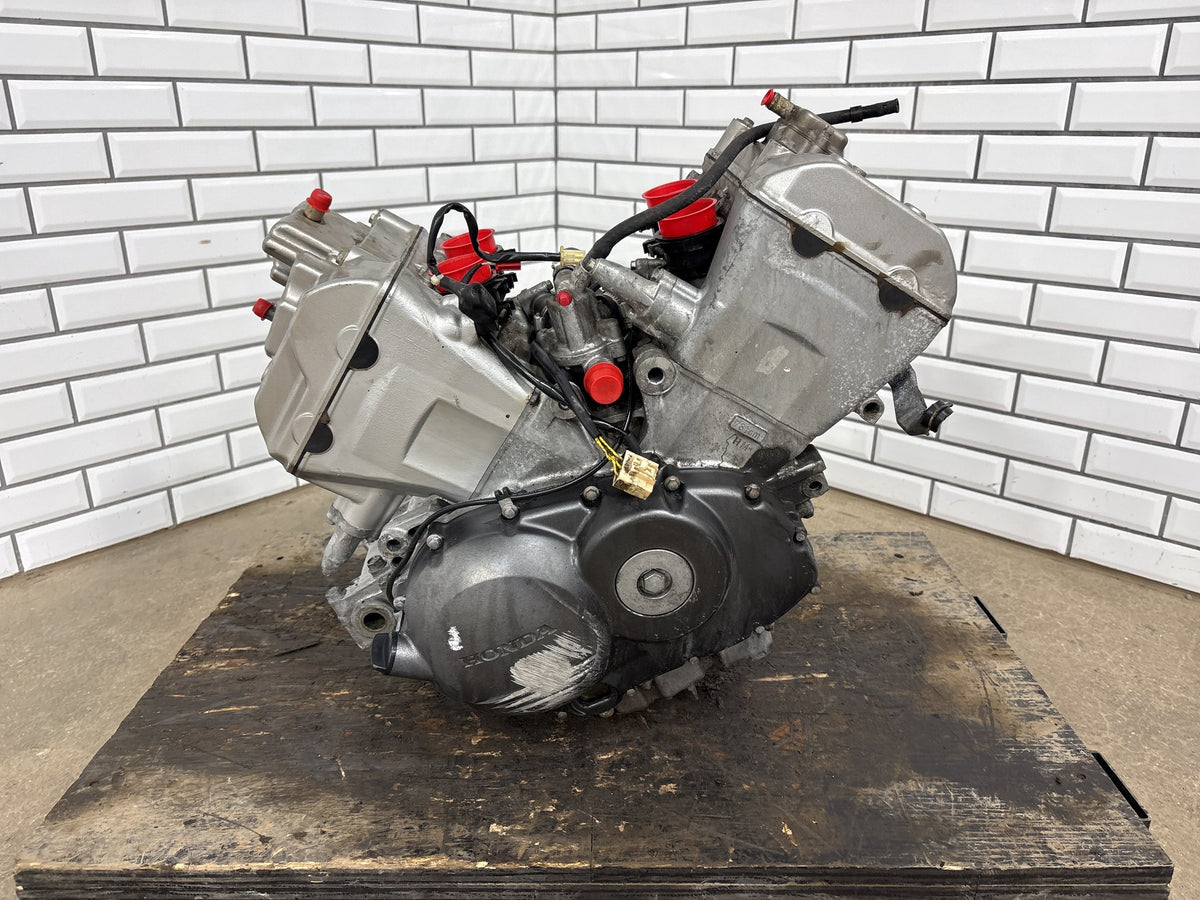 2002 Honda Interceptor 800 VFR800 VTEC Engine Compression Tested Road Rash OEM