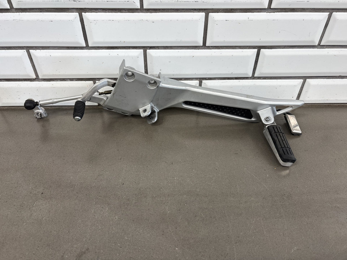 2006-2011 Yamaha FJR1300A Rearsets Brackets Pair Shift Lever Brake Pedal Silver