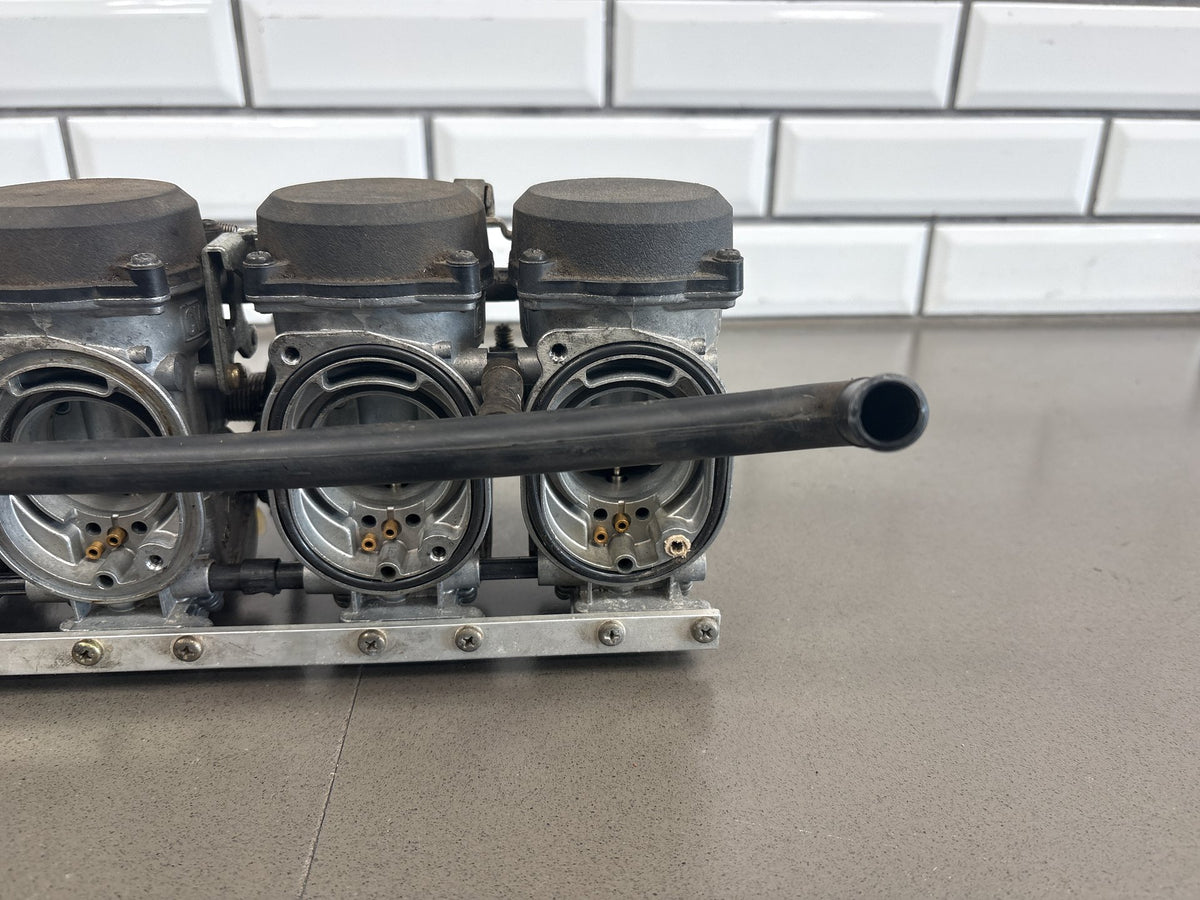 1991-1993 Kawasaki Ninja ZX-11 ZX1100C Carburetor Bank Carbs Keihin 15001-1746