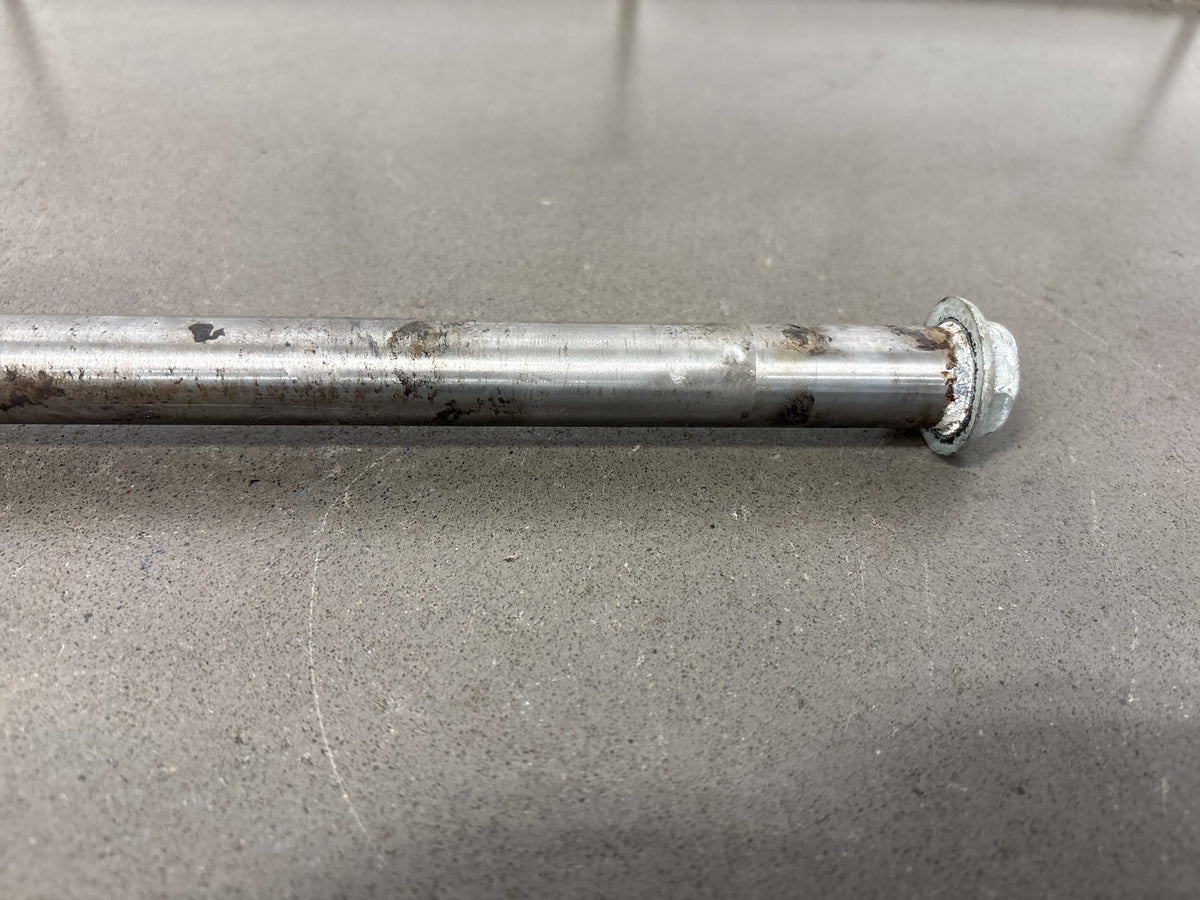 1990-1993 Kawasaki ZX-11 ZX1100C Swingarm Pivot Shaft With Nut OEM 33032-1157