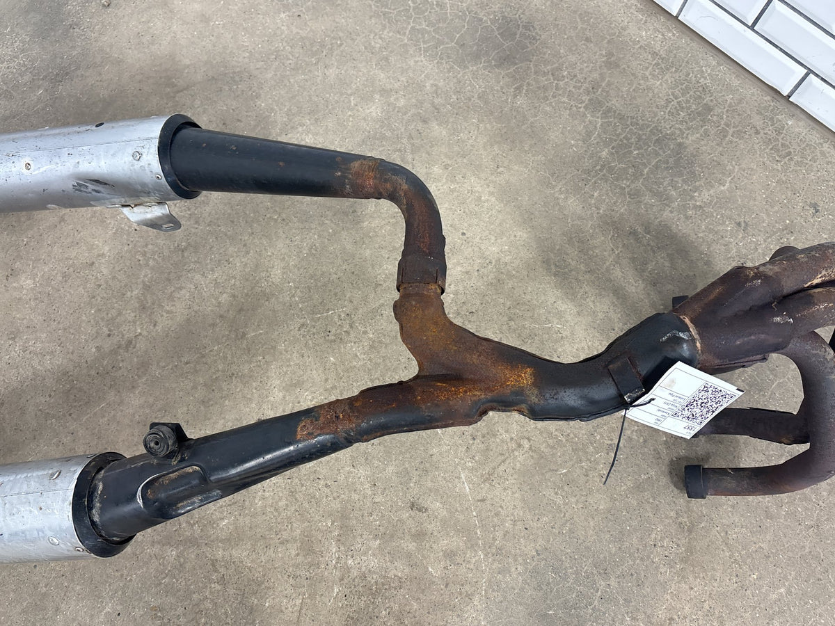 1990-1993 Kawasaki Ninja ZX11 Complete OEM Exhaust System Header Pipes