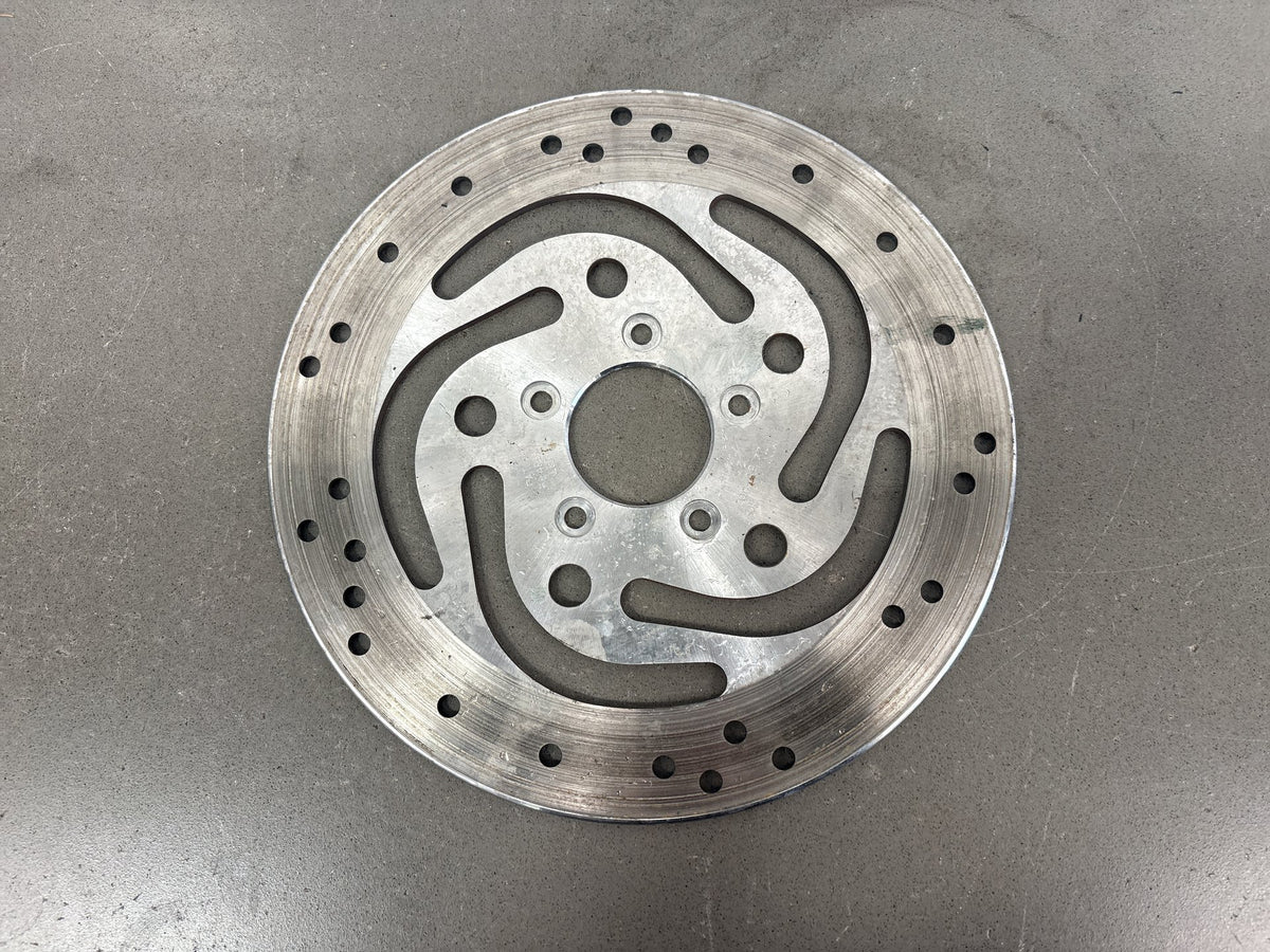 00-06 Harley Road King FLHR FLHRI FLHRCI Front Brake Rotor Pair Silver 44156-00