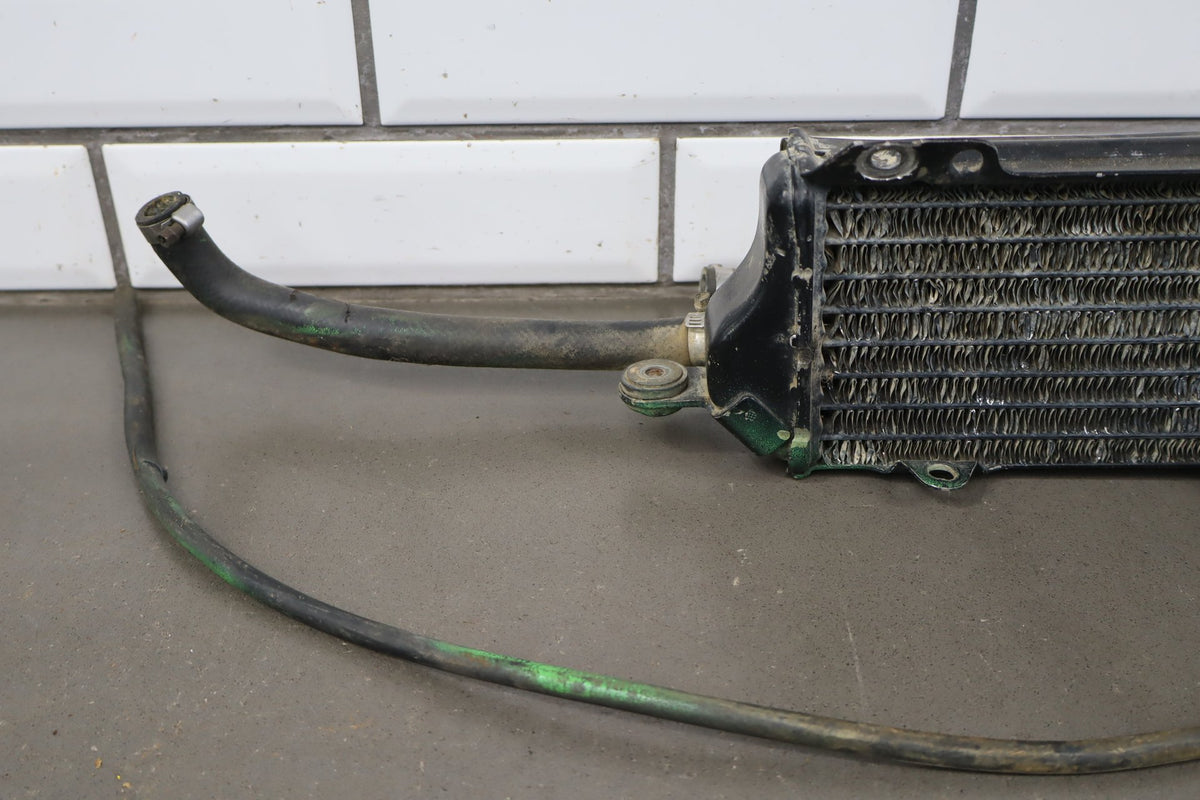 1990-1993 Kawasaki KX250 Left Right OEM Radiator Set with Hoses