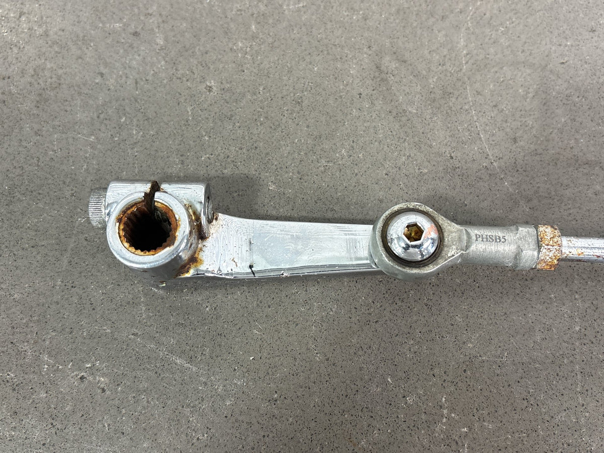 2006 Harley Sportster 883 XL883 Forward Control Shift Linkage Rod Arm Chrome