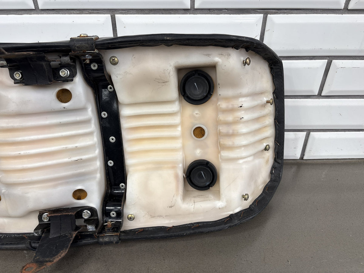 1979-1982 Honda CB750 Super Sport OEM Seat Assembly Foam Pan Cover Black Vintage