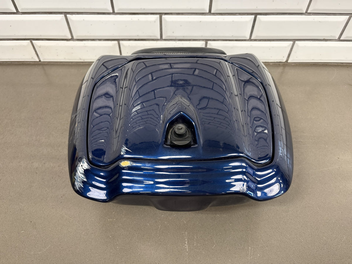 2006-2024 Yamaha FJR1300 Corbin Smuggler Trunk Blue Backrest No Key