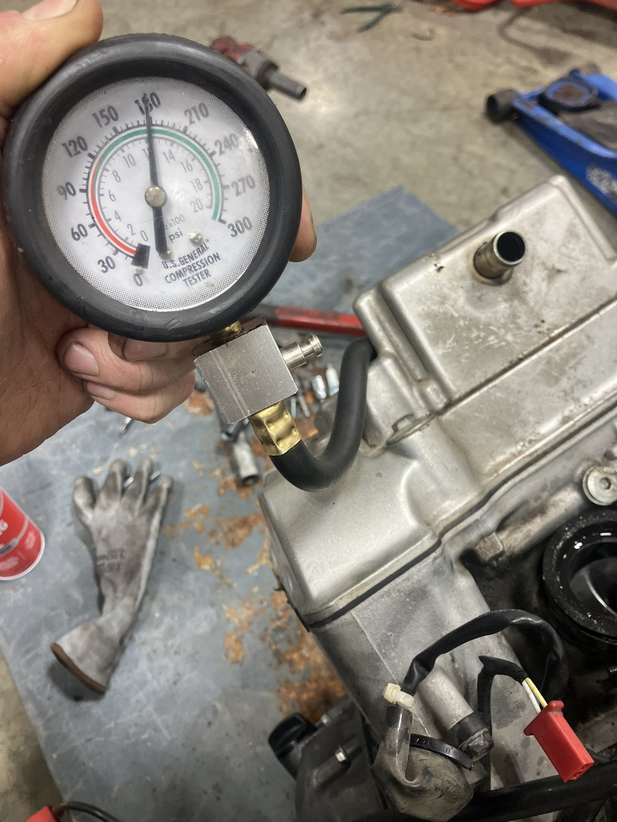 2002 Honda Interceptor 800 VFR800 VTEC Engine Compression Tested Road Rash OEM