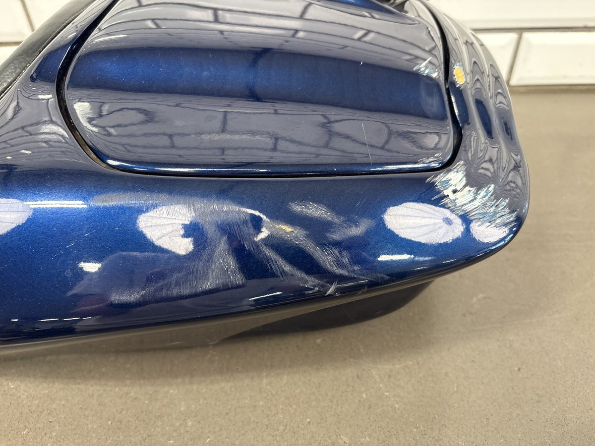 2006-2024 Yamaha FJR1300 Corbin Smuggler Trunk Blue Backrest No Key