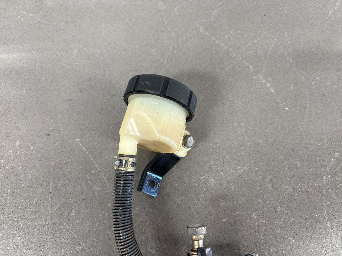 1983 Kawasaki GPZ750 ZX750A Rear Brake Master Cylinder with Reservoir OEM
