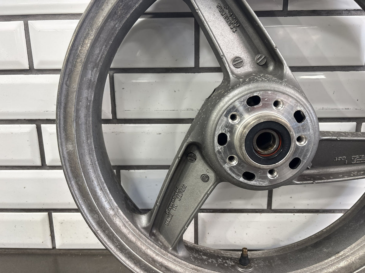 1990-1993 Kawasaki Ninja ZX-11 ZX1100C Front Wheel Rim 17 OEM 41073-1463