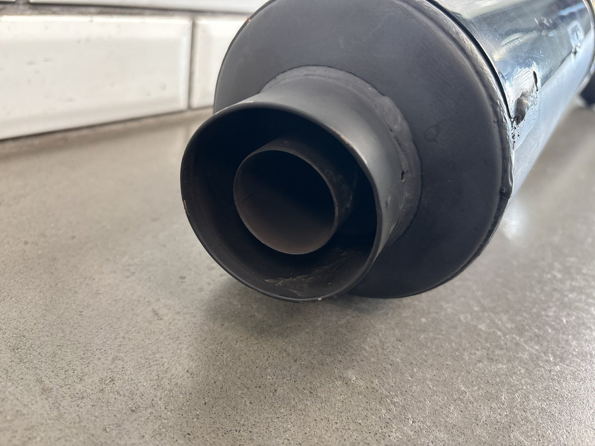 1999-2007 Yamaha YZF600R Muffler Silencer Black w/ Link Pipe Scratched OEM