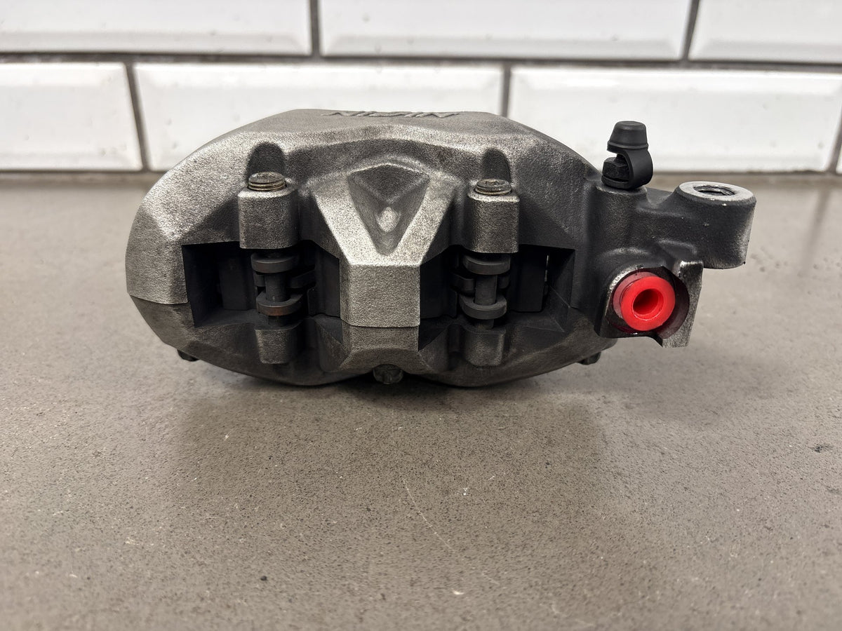 2006 Yamaha FJR1300A Left Front Brake Caliper Nissin 4 Piston Pads Silver OEM