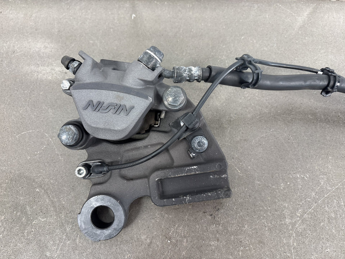 20-25 Kawasaki Ninja 650 EX650 Rear Brake Master Cylinder & Caliper Set (Black)