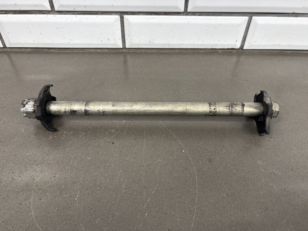 17-25 Kawasaki Ninja 650 EX650 Rear Axle With Chain Adjusters 41068-0617