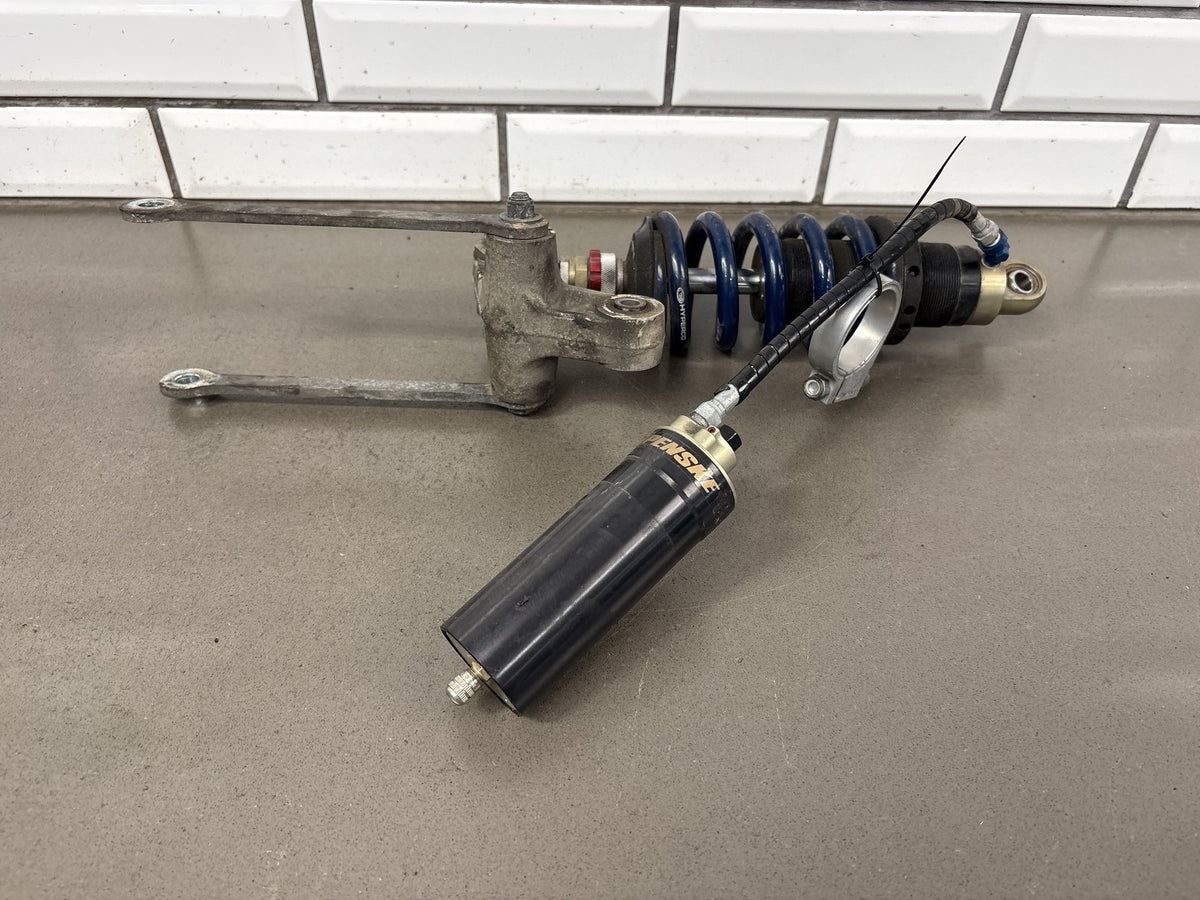 2006 Yamaha FJR1300A Penske Rear Shock Remote Reservoir Hyperco Spring Scuffed
