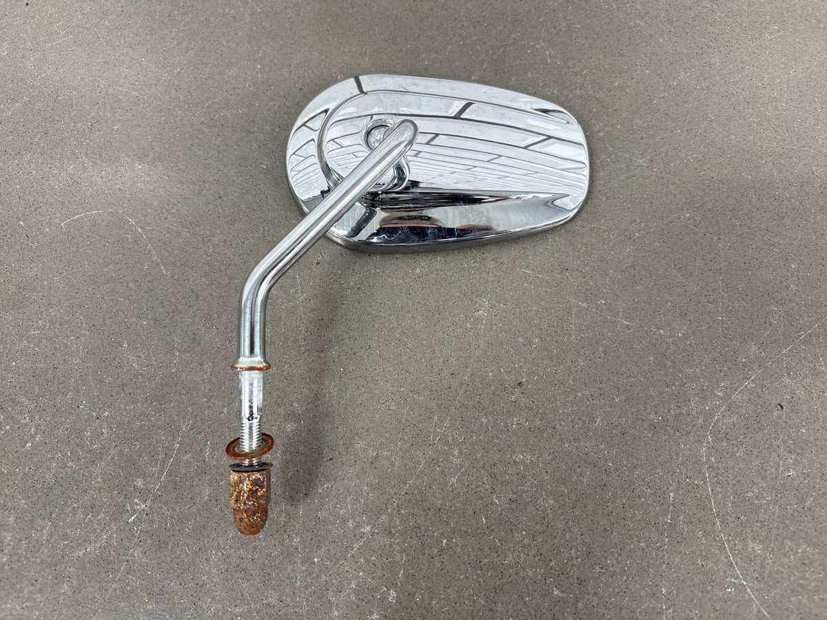 2006 Harley Dyna Super Glide FXDI Left Rear View Mirror Chrome OEM